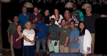 Our group and boat crew